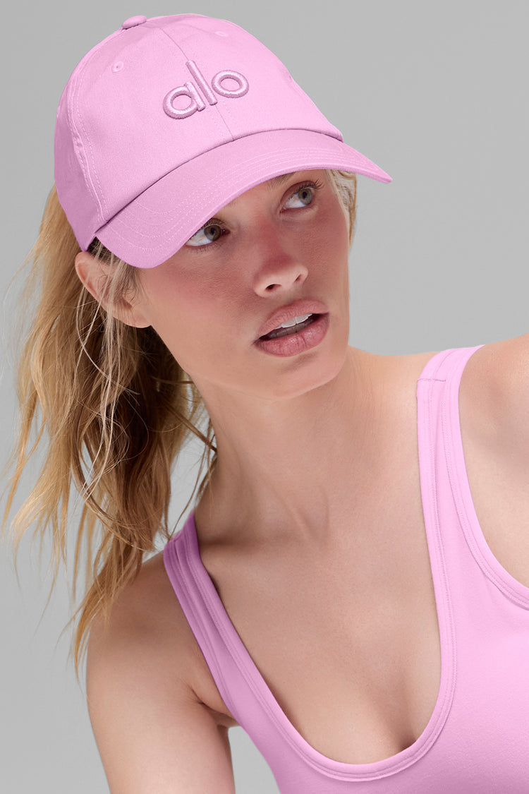 Pink baby cap