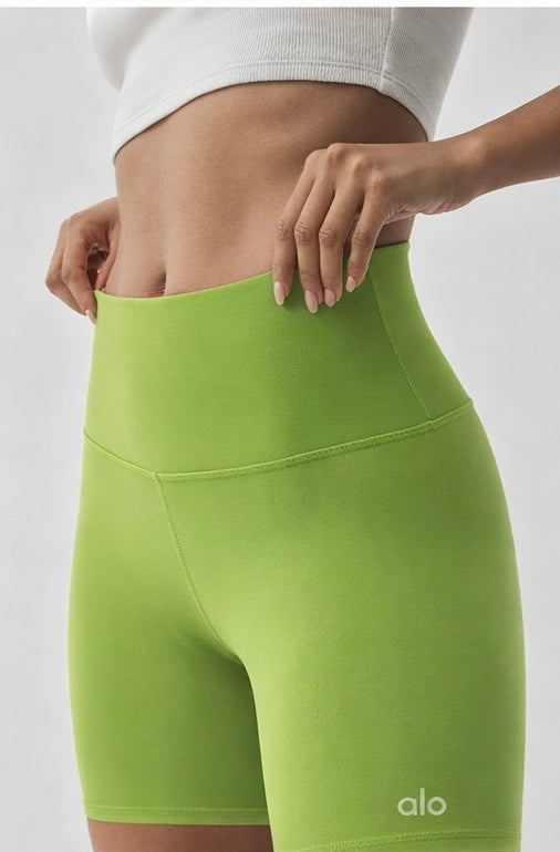 Green Compression Sports Biker