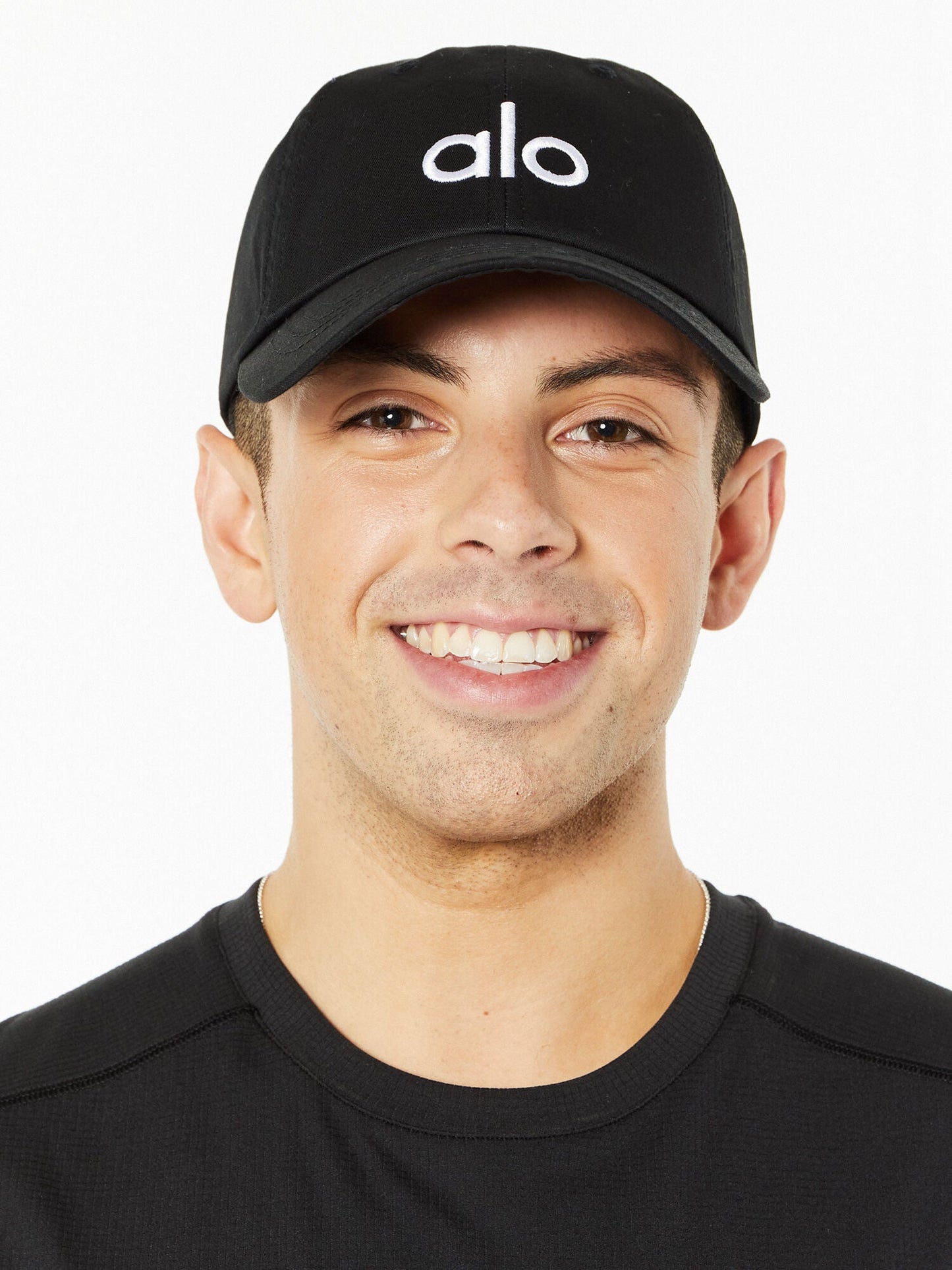 Black and white cap